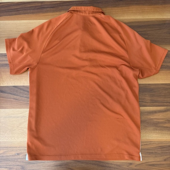 Nike Dri Fit Men’s UT University of Texas Longhorn Orange Polo Sz. Medium - Picture 2 of 6